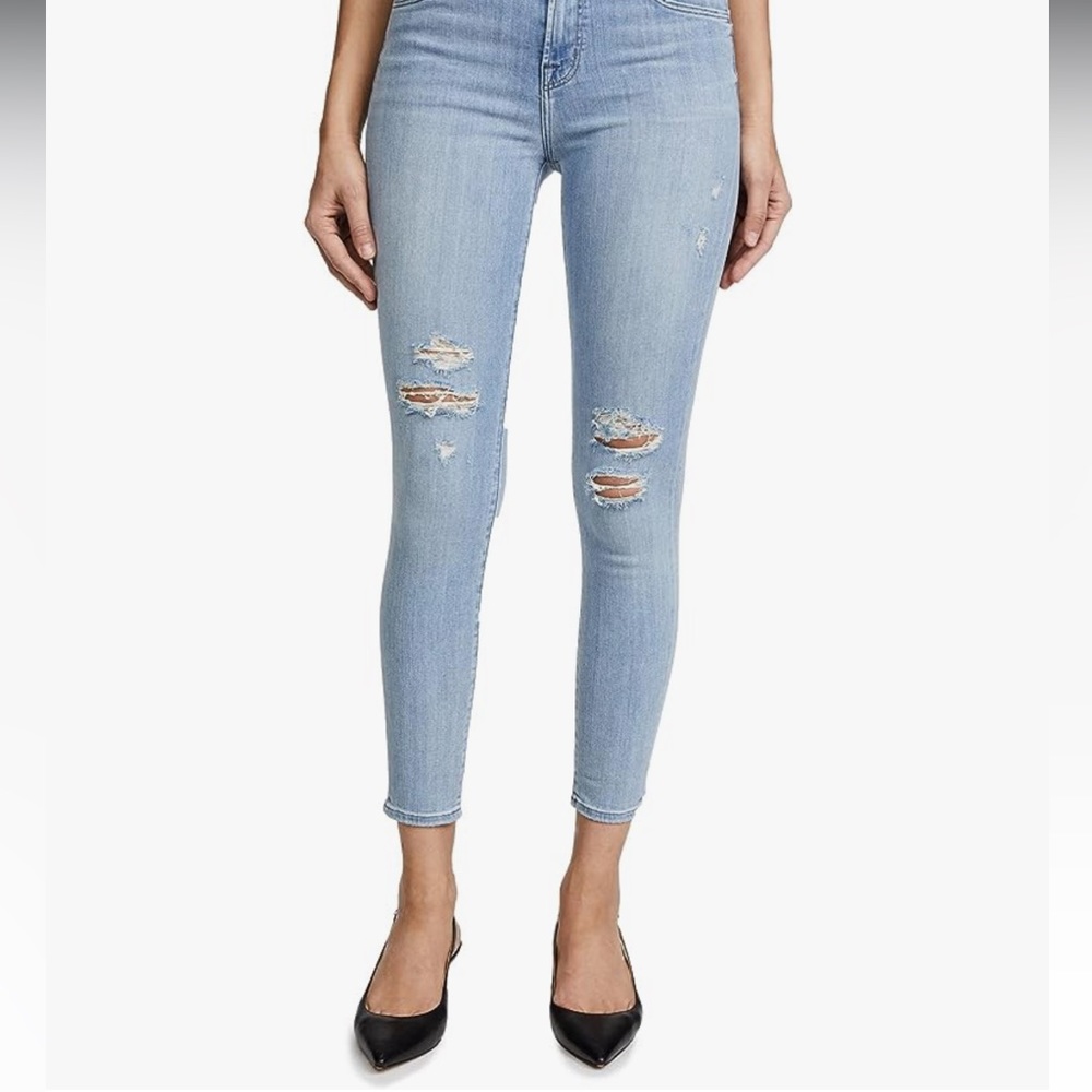 J Brand “Alana” high-rise cropped jeans